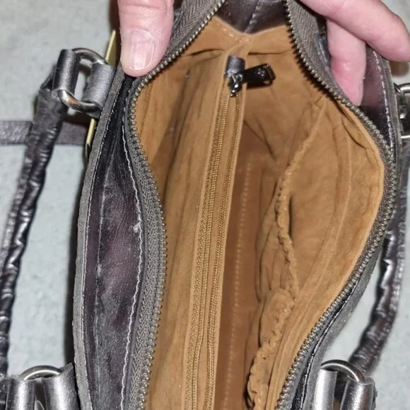 Patricia Nash Cross Body Bag Angela Pewter Bag New With Tag - Picture 2 of 10